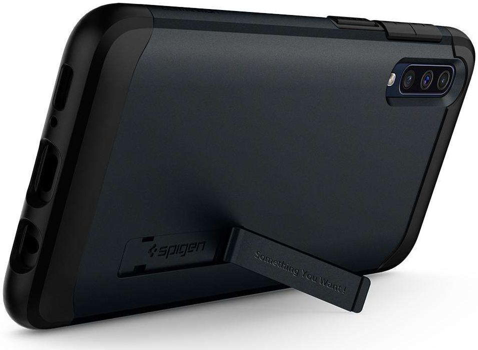 Spigen Slim Armor Samsung Galaxy A50 Hoesje Metal Slate afbeelding 5