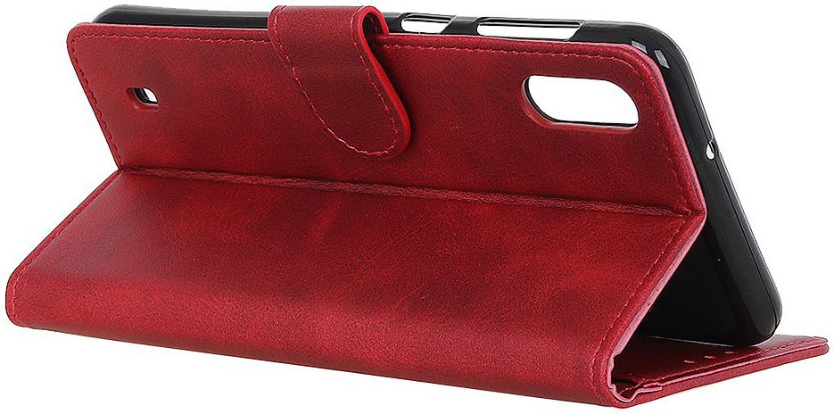 Samsung Galaxy A10 Matte Portemonnee Hoesje Rood afbeelding 8