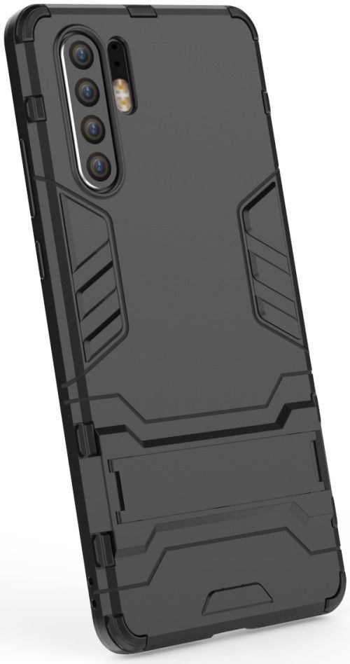 Huawei P30 Pro Hybride Kickstand Hoesje Zwart afbeelding 4