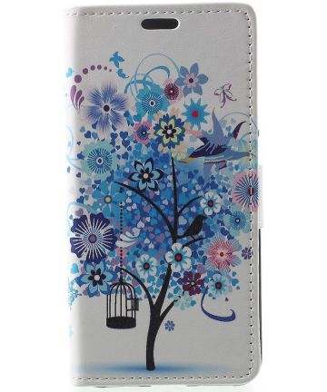 Samsung Galaxy A10 Wallet Case met Print Blue Tree Hoesjes