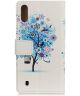 Samsung Galaxy A10 Wallet Case met Print Blue Tree