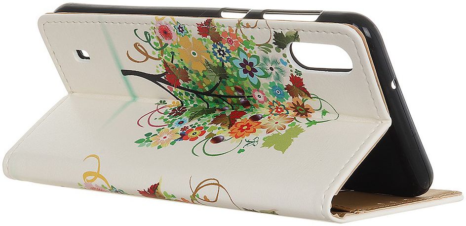 Samsung Galaxy A10 Wallet Case met Print Colorized Tree afbeelding 5
