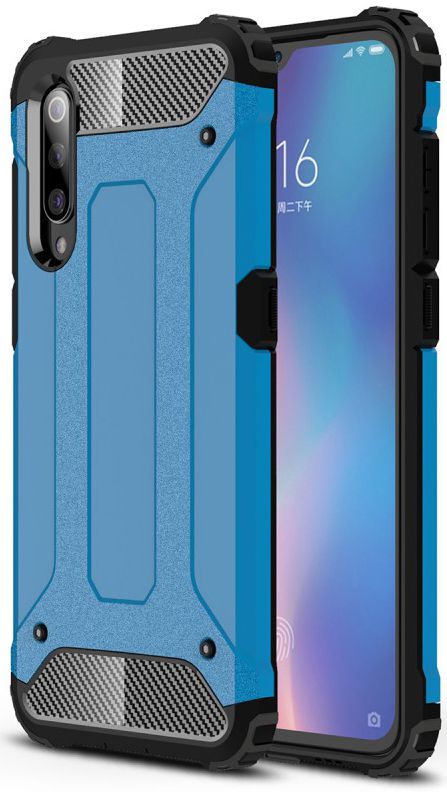 Xiaomi Mi 9 Hybride Hoesje Blauw afbeelding 1