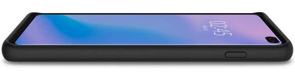 Spigen Samsung Galaxy S10 Plus Case Silicone Fit Black afbeelding 3