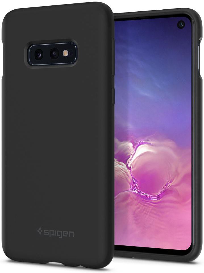 Spigen Samsung Galaxy S10E Case Silicone Fit Black afbeelding 1