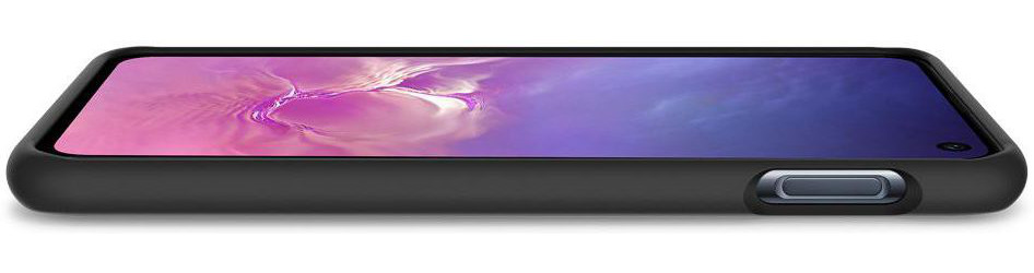 Spigen Samsung Galaxy S10E Case Silicone Fit Black afbeelding 3