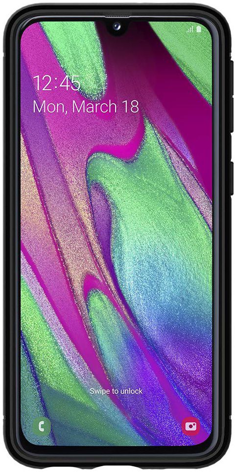 Spigen Rugged Armor Hoesje Samsung Galaxy A40 Matte Black afbeelding 5