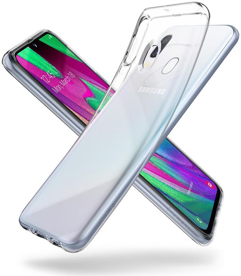 Spigen Liquid Crystal Hoesje Samsung Galaxy A40 Clear afbeelding 2