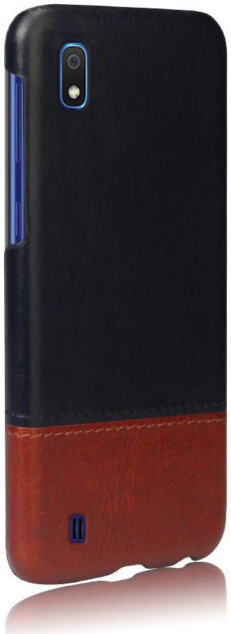 Samsung Galaxy A10 KSQ Bi-color Leren Hardcase Zwart afbeelding 1