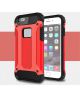 Apple IPhone 6/6S Hoesje Shock Proof Hybride Back Cover Rood