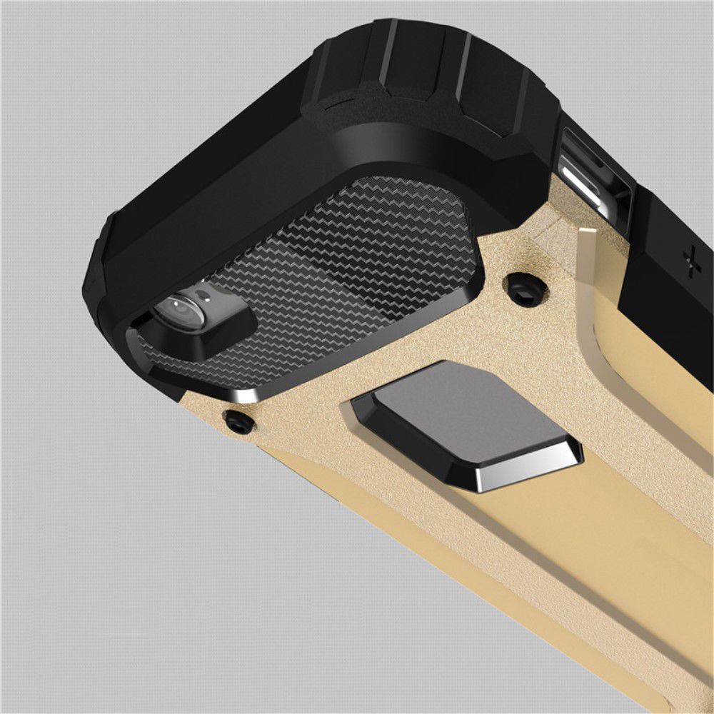 Apple IPhone 6/6S Hoesje Shock Proof Hybride Back Cover Goud afbeelding 3