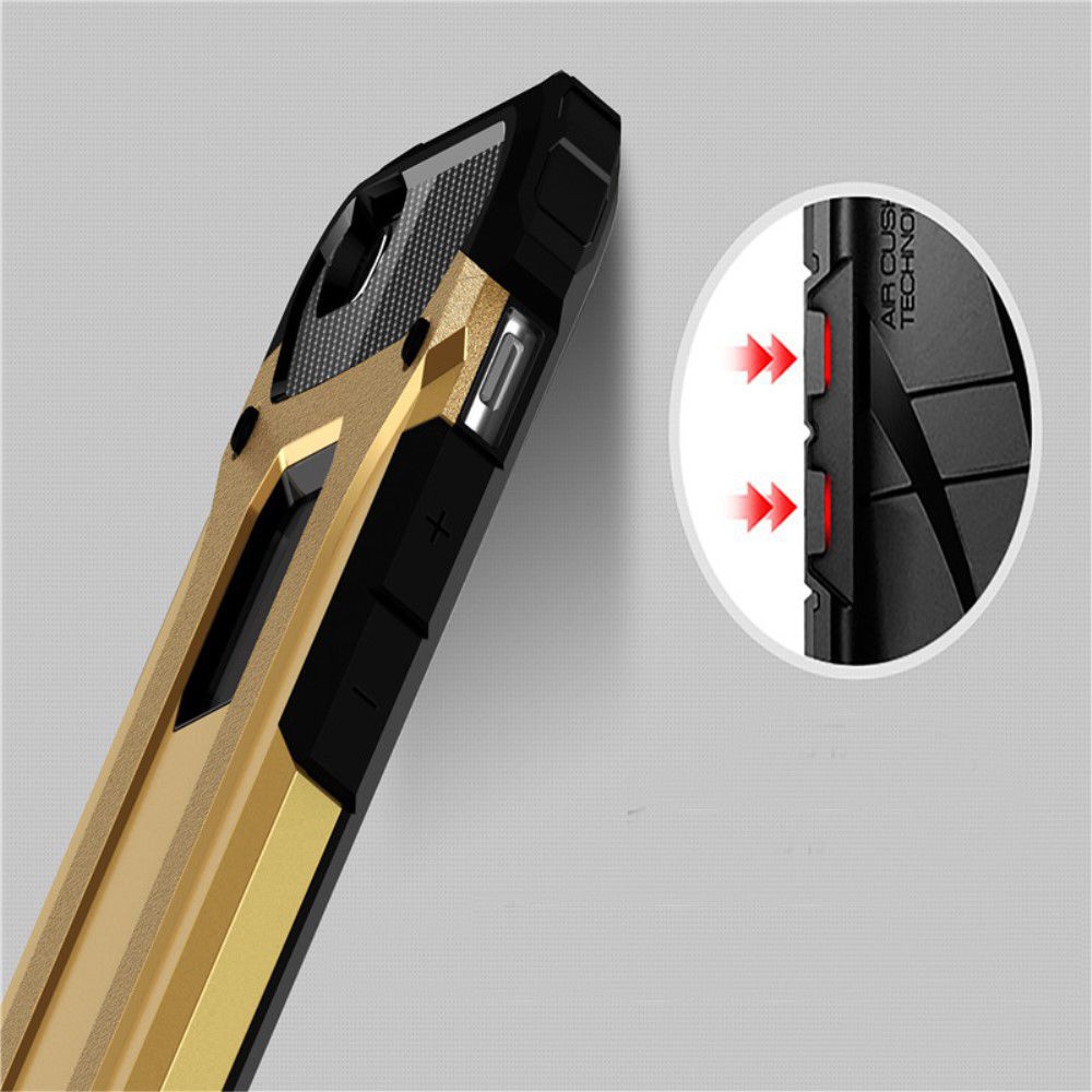 Apple IPhone 6/6S Hoesje Shock Proof Hybride Back Cover Goud afbeelding 7