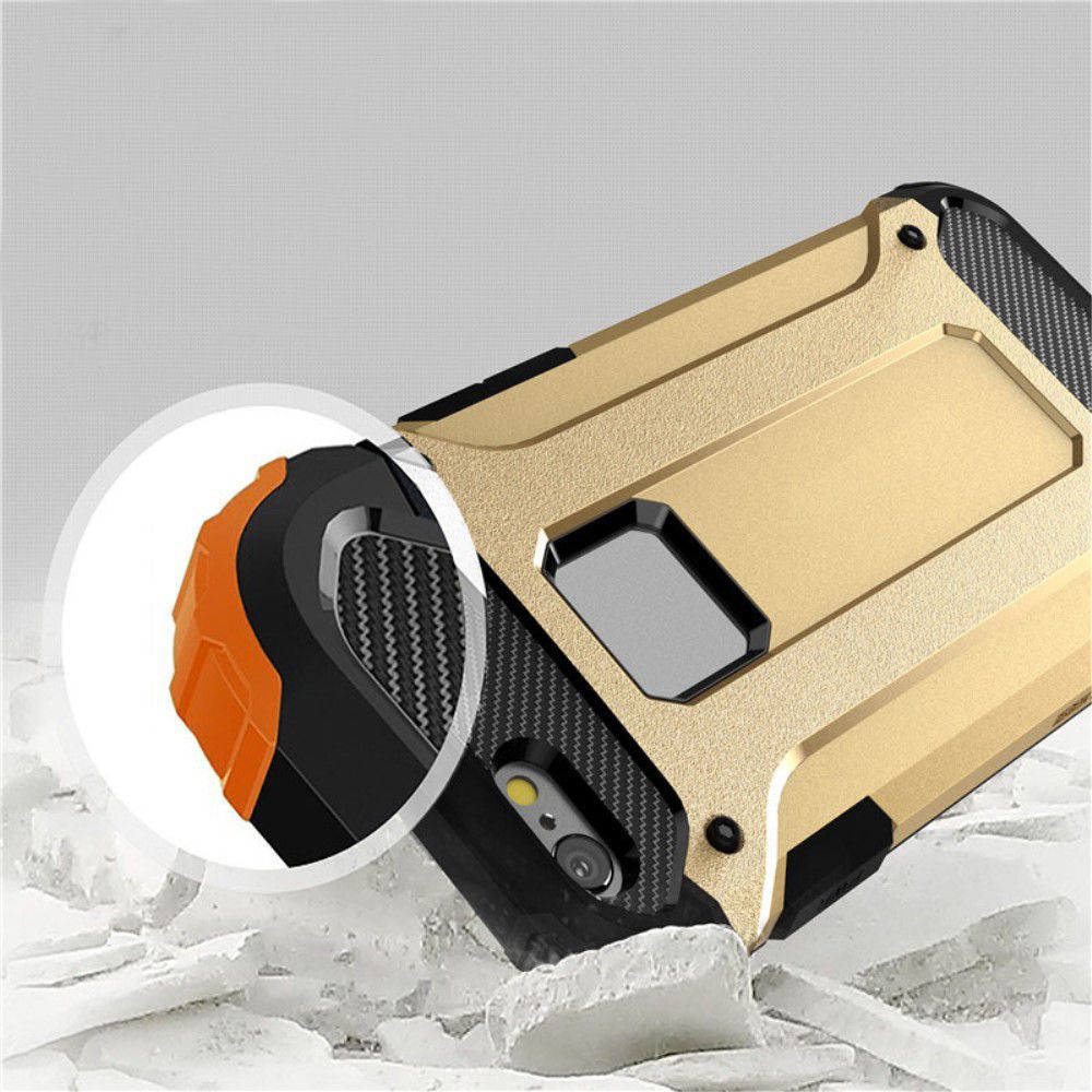 Apple IPhone 6/6S Hoesje Shock Proof Hybride Back Cover Goud afbeelding 9