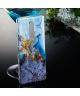 Sony Xperia 1 TPU Back Cover met Marmer Print Blauw