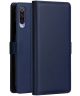 Xiaomi Mi 9 Hoesje Luxe Portemonnee Book Case Blauw