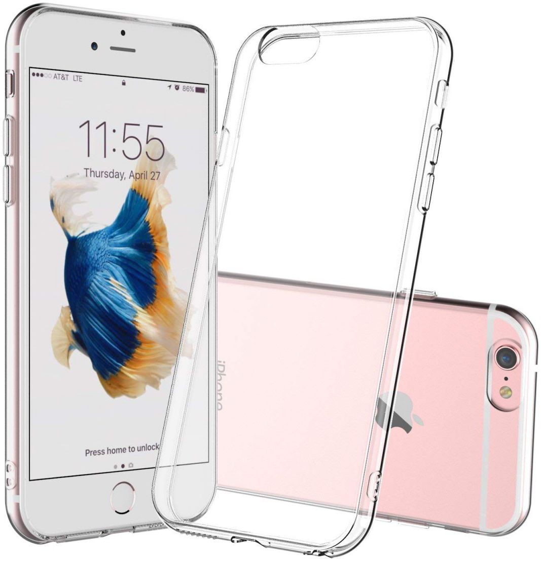 Normaal geschenk Jaarlijks Apple iPhone 6(S) Plus Hoesje Dun TPU Transparant | GSMpunt.nl