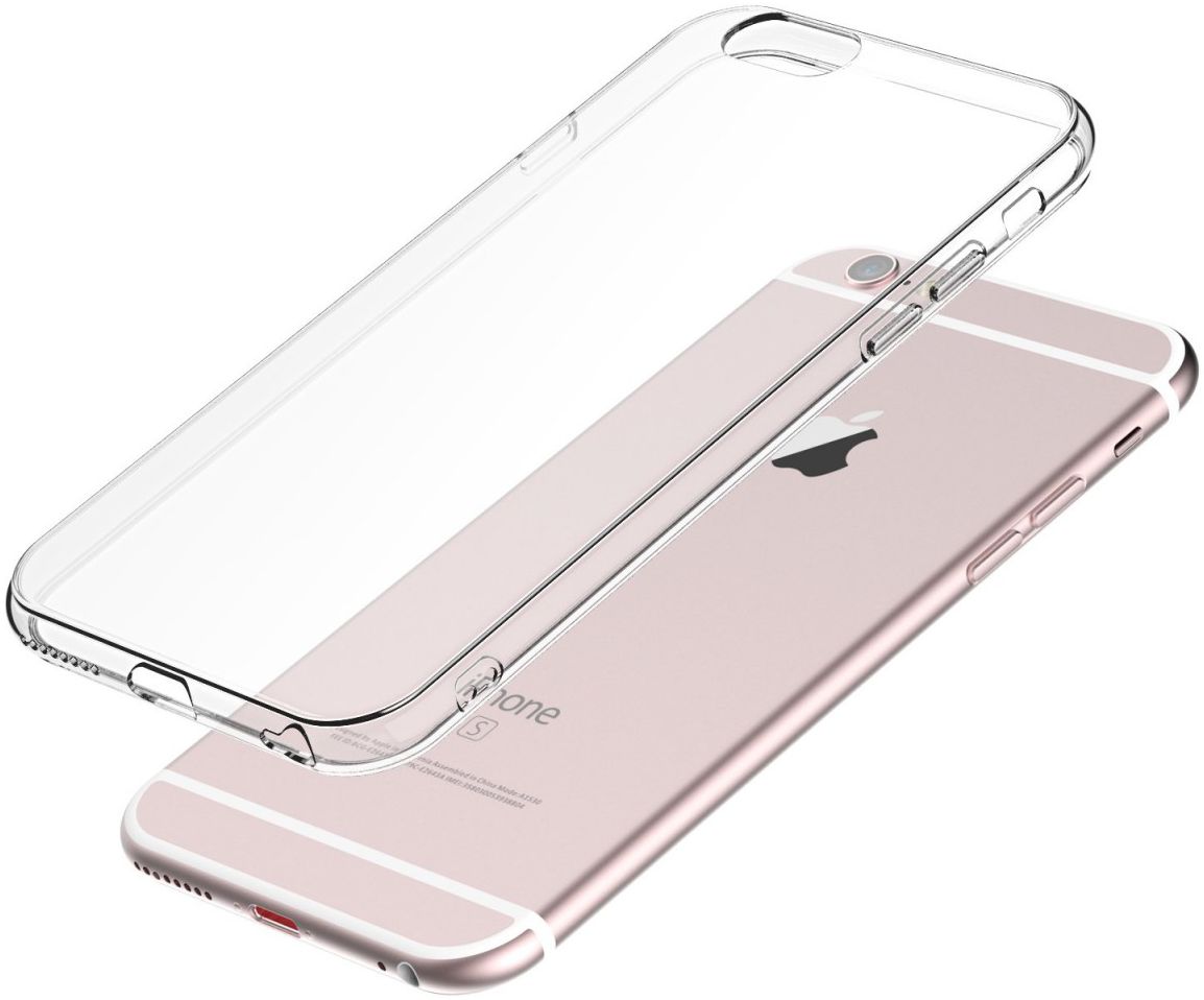 Apple iPhone 6(S) Plus Hoesje Dun TPU Transparant afbeelding 2