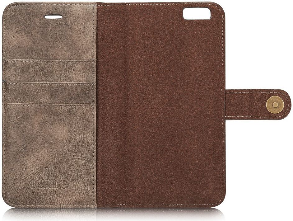 Apple iPhone 6(S) Plus Leren 2-in-1 Bookcase en Back Cover Coffee afbeelding 8