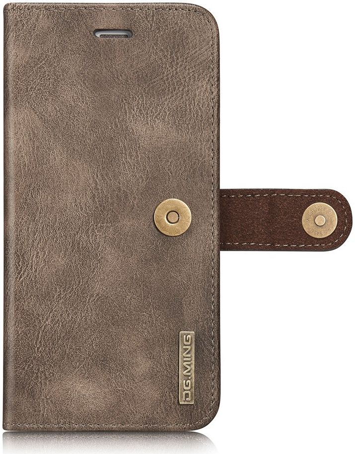 Apple iPhone 6(S) Plus Leren 2-in-1 Bookcase en Back Cover Coffee afbeelding 9