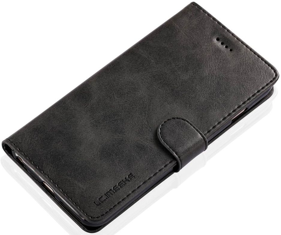 Apple iPhone 6(S) Portemonnee Bookcase Hoesje Splitleer Zwart afbeelding 8