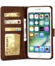 Apple iPhone 6(S) Portemonnee Bookcase Hoesje Splitleer Bruin