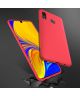 Samsung Galaxy A40 Hoesje Twill Slim Texture Back Cover Rood