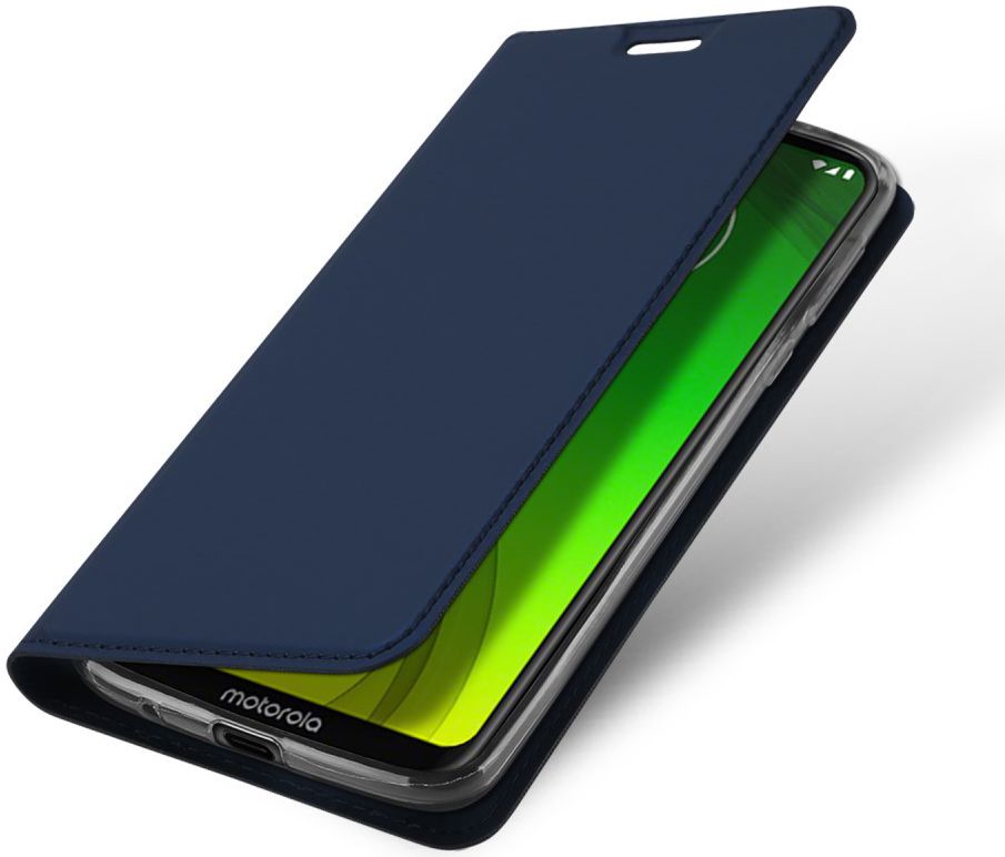 Dux Ducis Premium Book Case Motorola Moto G7 Power Hoesje Blauw afbeelding 1