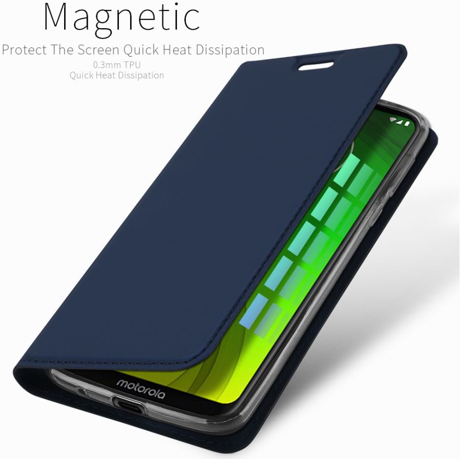 Dux Ducis Premium Book Case Motorola Moto G7 Power Hoesje Blauw afbeelding 7