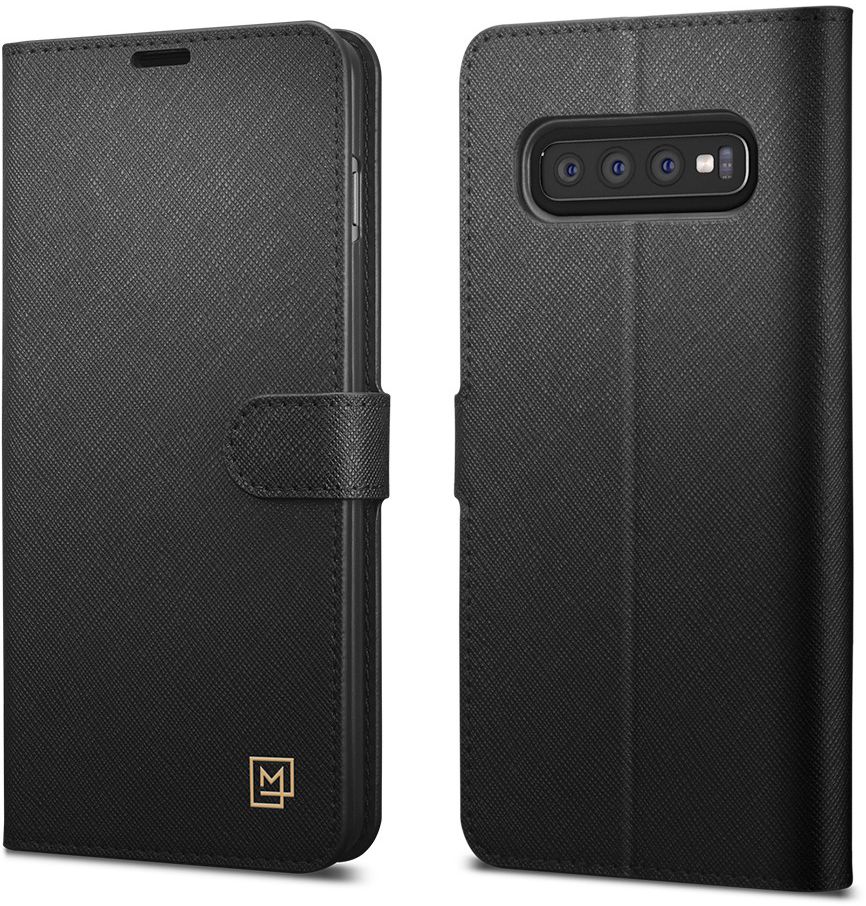 Spigen La Manon Wallet Book Case Samsung Galaxy S10 Zwart afbeelding 5