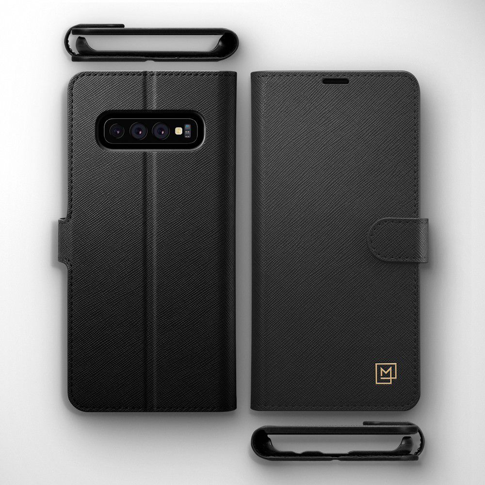 Spigen La Manon Wallet Book Case Samsung Galaxy S10 Zwart afbeelding 6