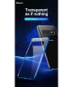 Baseus Shining Transparant TPU Hoesje Samsung Galaxy S10 Blauw