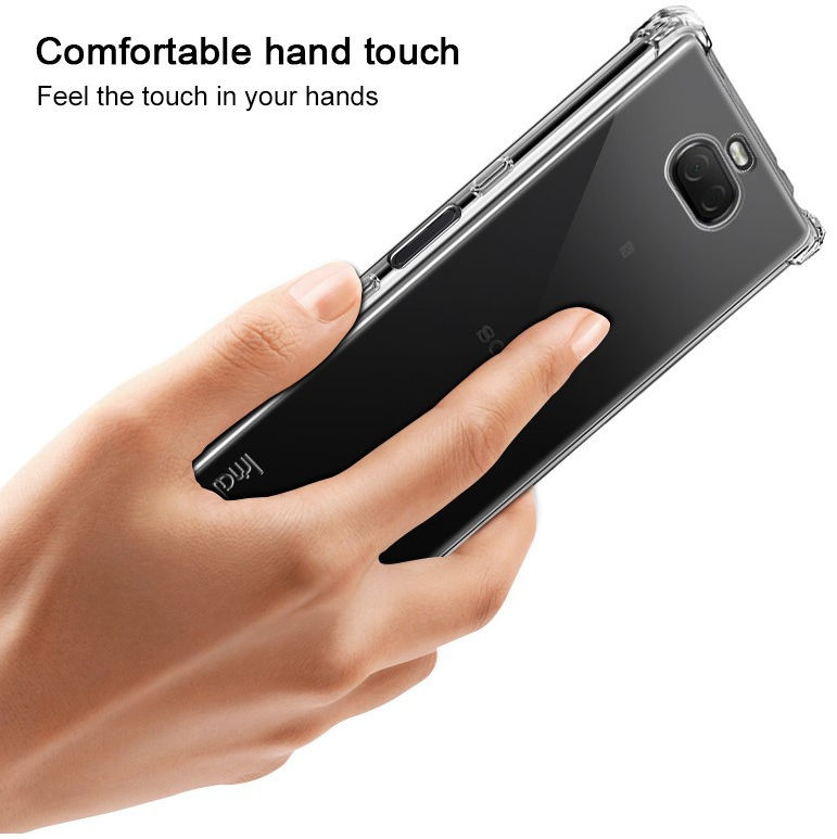 IMAK Sony Xperia 10 Plus Hoesje TPU met Screenprotector Transparant afbeelding 10