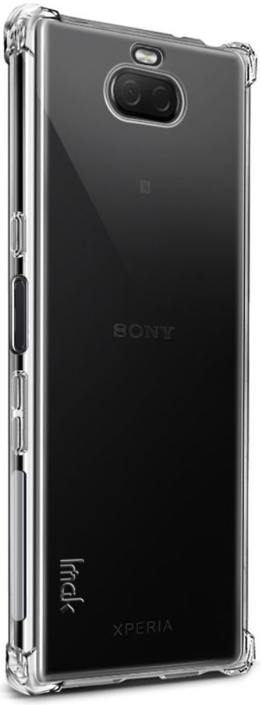 IMAK Sony Xperia 10 Plus Hoesje TPU met Screenprotector Transparant afbeelding 4