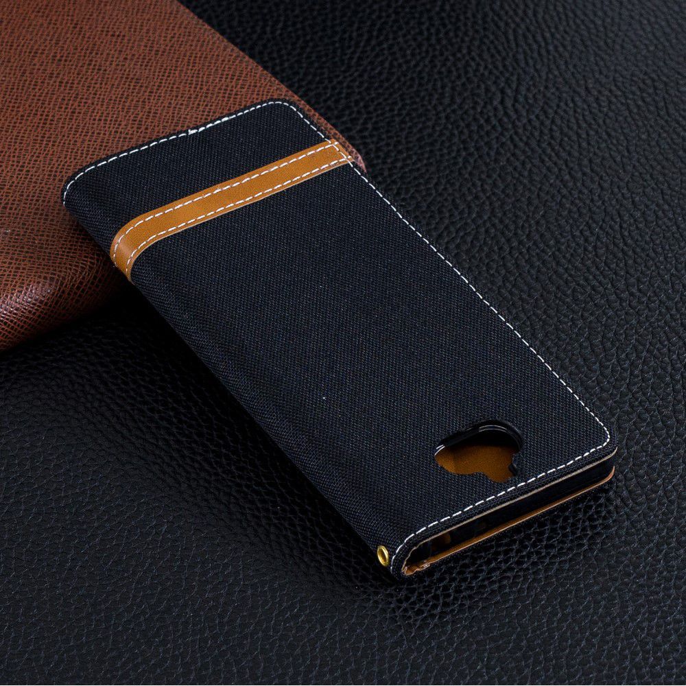 Sony Xperia 10 Jeans Portemonnee Hoesje Zwart afbeelding 10