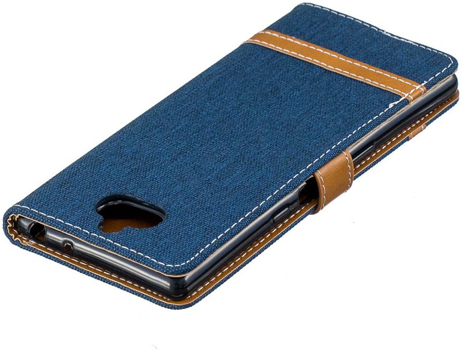 Sony Xperia 10 Jeans Portemonnee Hoesje Blauw afbeelding 10