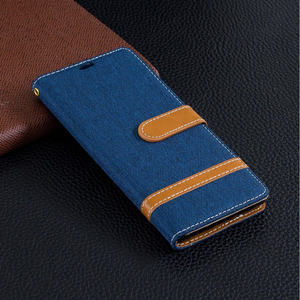 Sony Xperia 10 Jeans Portemonnee Hoesje Blauw afbeelding 4