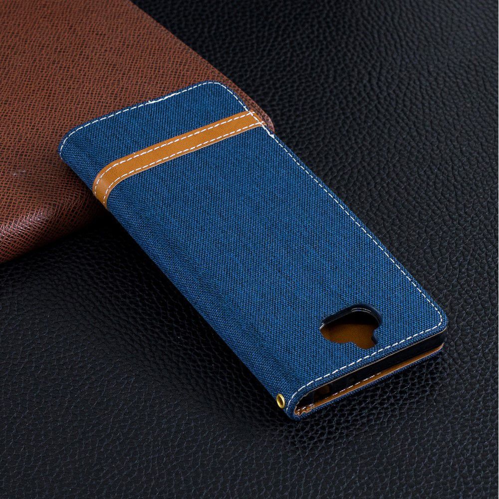 Sony Xperia 10 Jeans Portemonnee Hoesje Blauw afbeelding 5