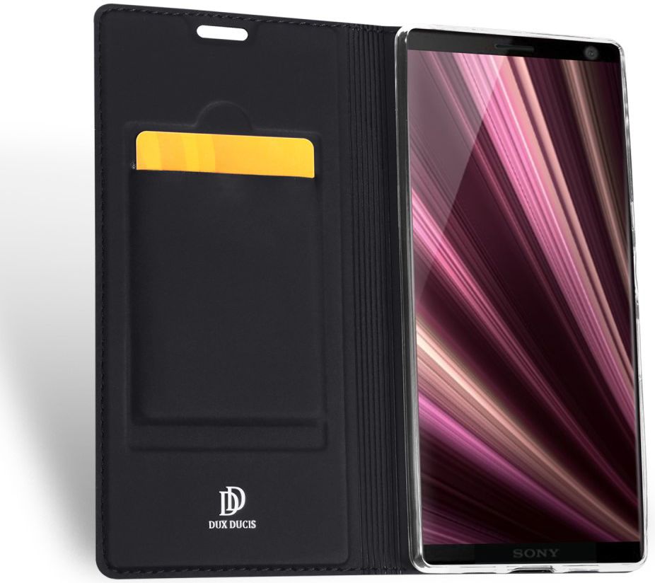 Dux Ducis Skin Pro Series Flip Hoesje Sony Xperia 10 Plus Zwart afbeelding 4
