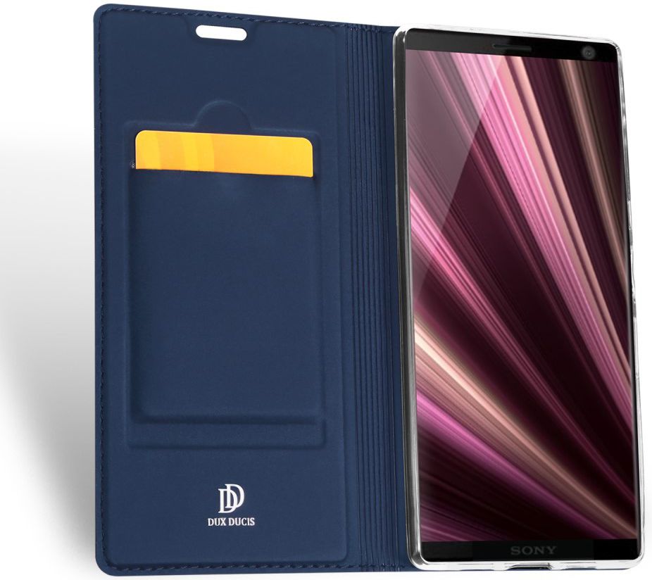 Dux Ducis Skin Pro Series Flip Hoesje Sony Xperia 10 Plus Blauw afbeelding 2