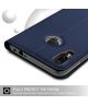 Xiaomi Redmi Note 7 Luxe Portemonnee Hoesje Blauw