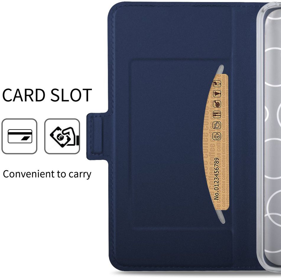 Xiaomi Redmi Note 7 Luxe Portemonnee Hoesje Blauw afbeelding 4