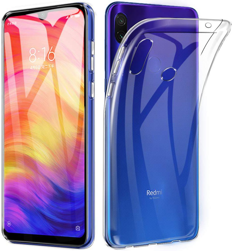 Xiaomi Redmi Note 7 Transparant TPU Hoesje afbeelding 1