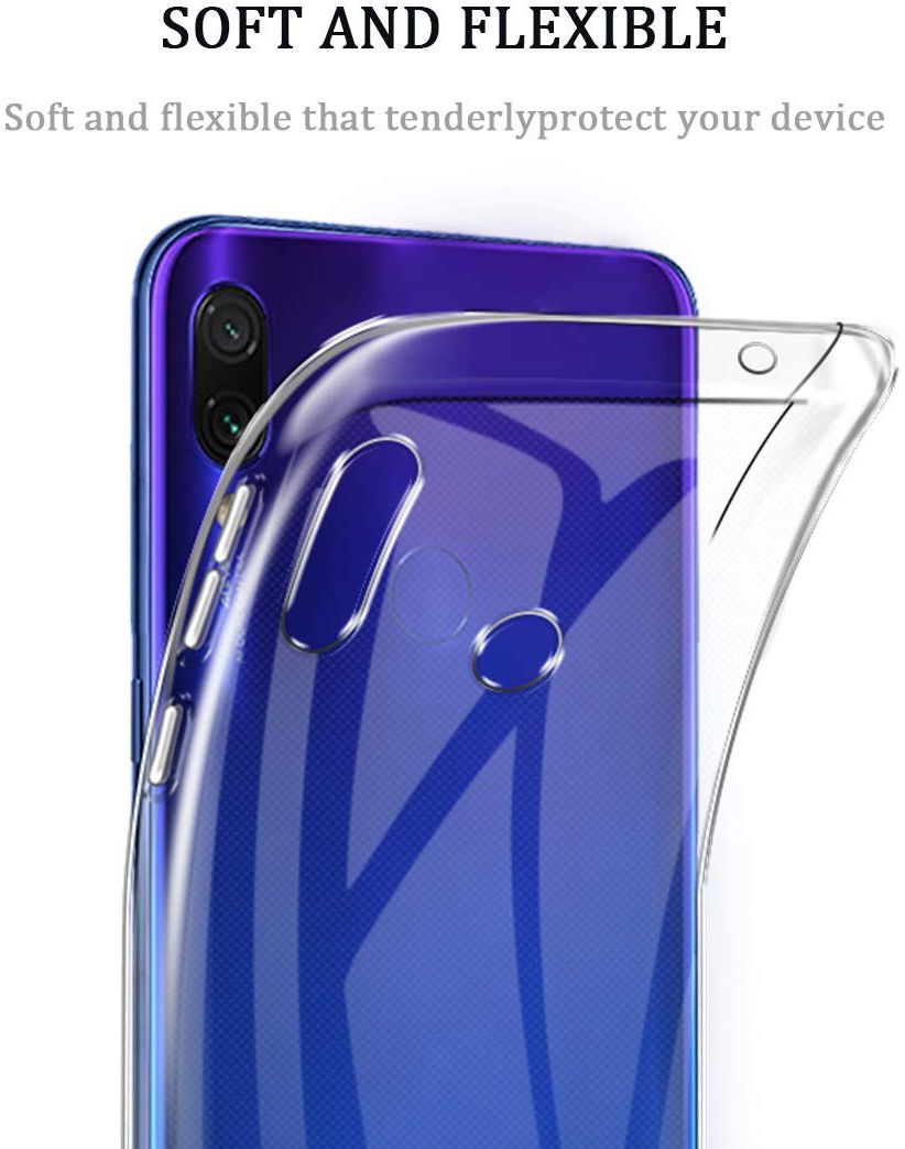 Xiaomi Redmi Note 7 Transparant TPU Hoesje afbeelding 3