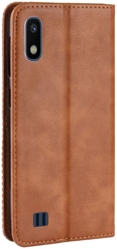 Samsung Galaxy A10 Portemonnee Vintage Hoesje Bruin afbeelding 5