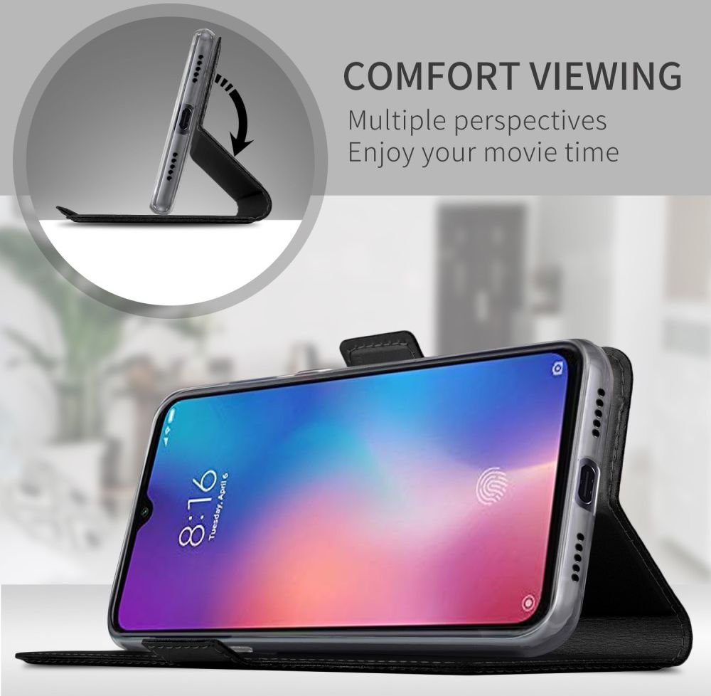 Xiaomi Mi 9 Card Holder Case Zwart afbeelding 4