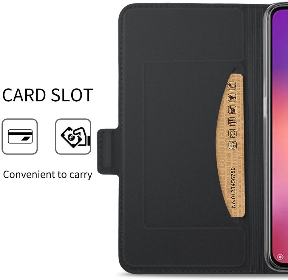 Xiaomi Mi 9 Card Holder Case Zwart afbeelding 7