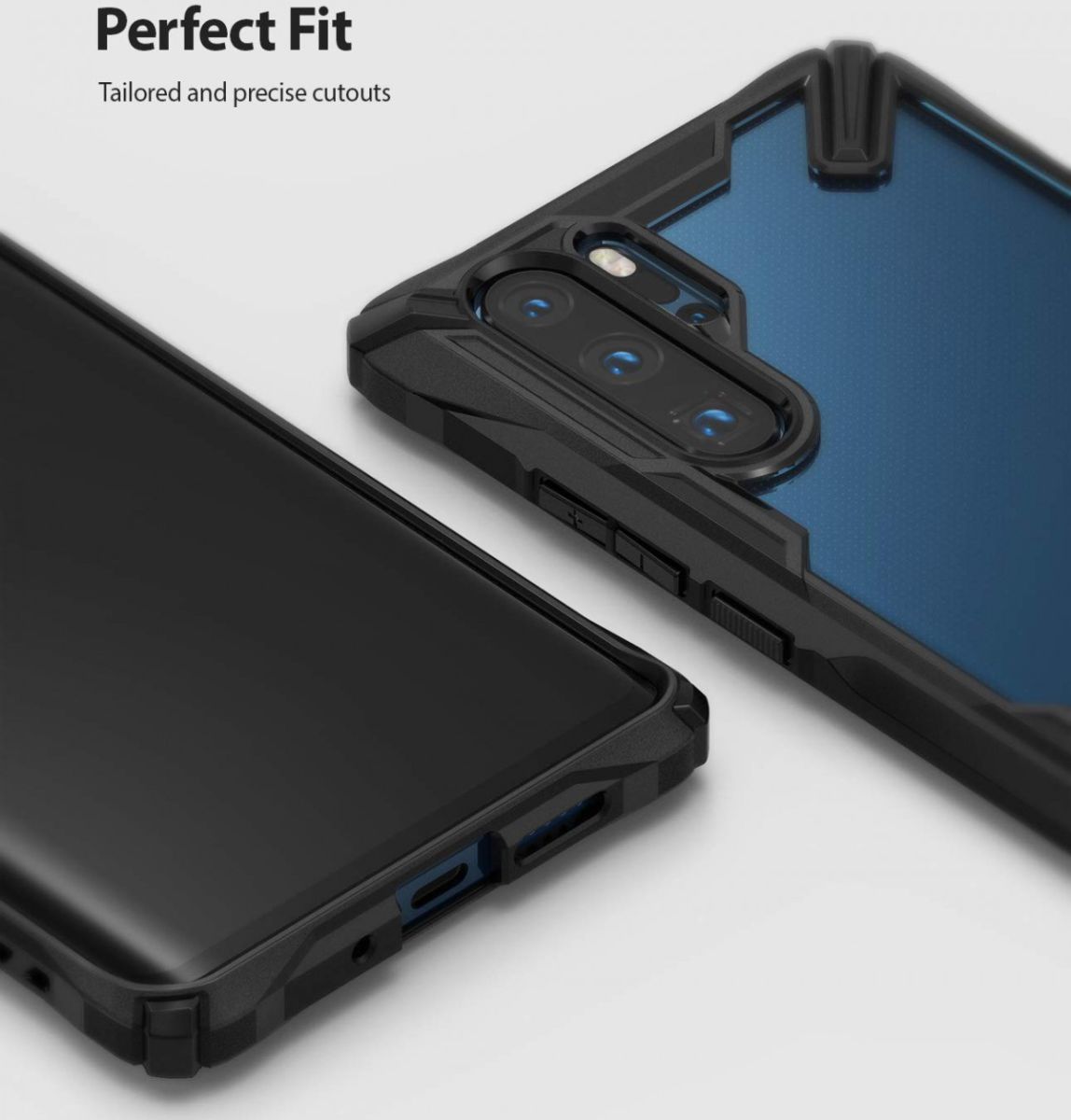 Ringke Fusion X Huawei P30 Pro Hoesje Zwart afbeelding 3