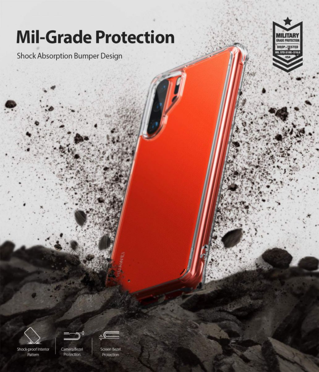 Ringke Fusion Huawei P30 Pro Hoesje Zwart afbeelding 12