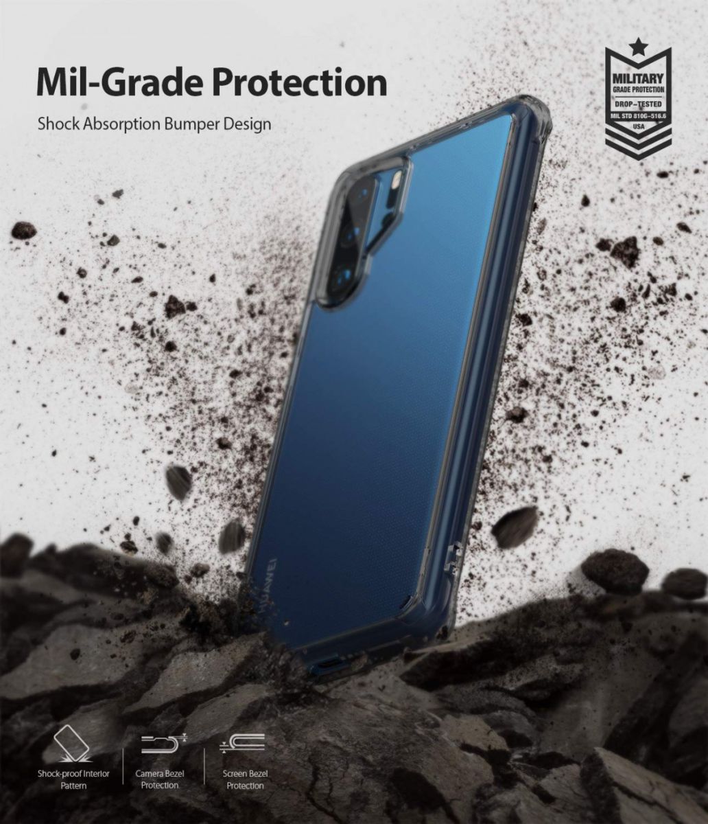 Ringke Fusion Huawei P30 Pro Hoesje Zwart afbeelding 2
