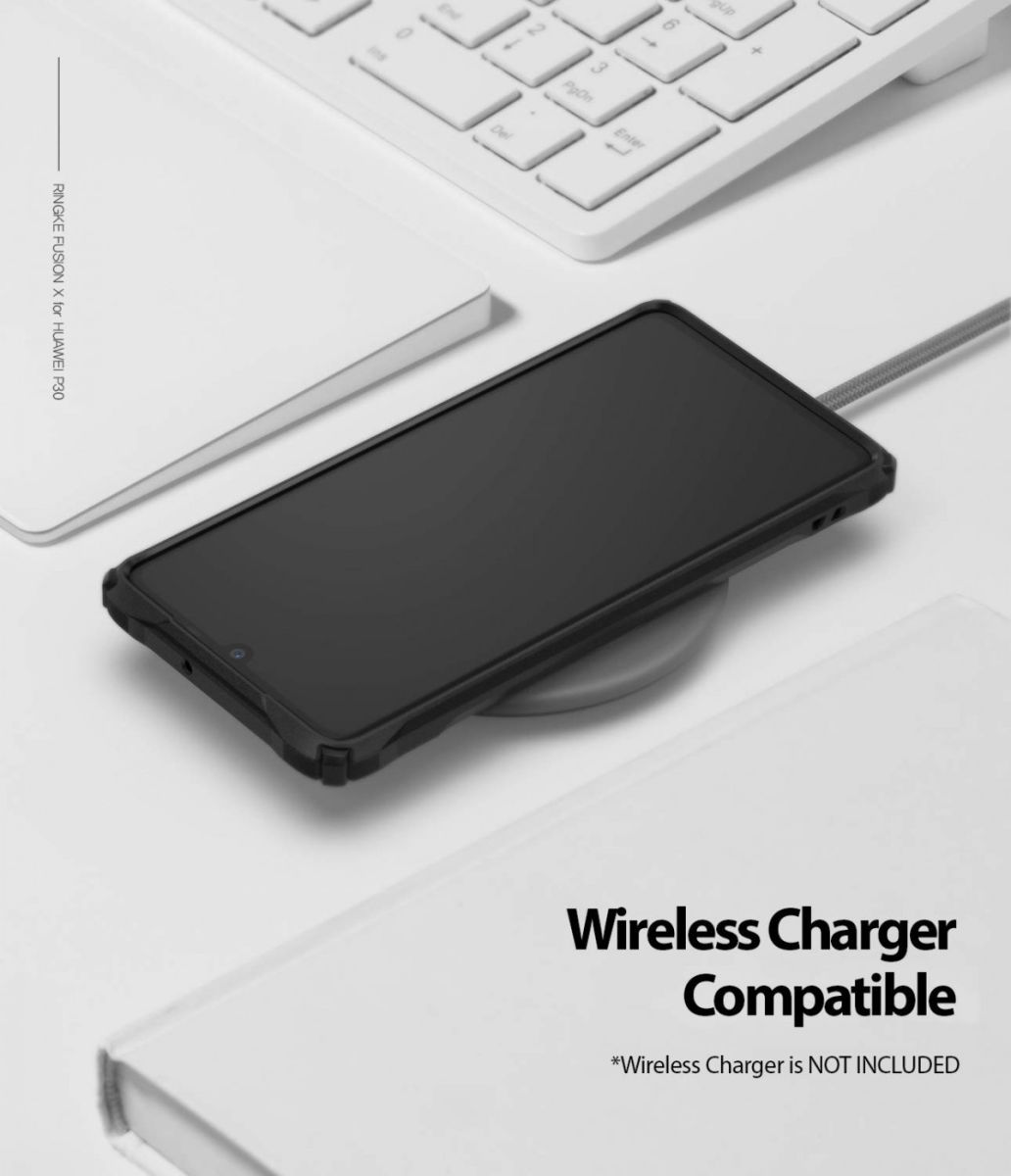 Ringke Fusion X Huawei P30 Hoesje Zwart afbeelding 8
